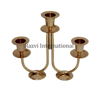 THREE CANDLES HOLDER
Item Code: A 1383
Finish: Polished
Material: Brass
Keywords: candelabru è portacandele