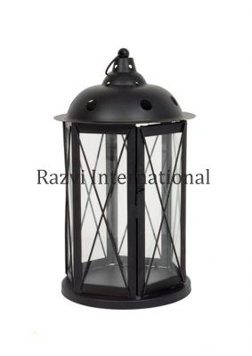 POWDER COATED LANTERN
Item Code: A 1195
Finish: Black Powder Coating & Clear Glass
Material: Iron & Glass
Keywords: POWDER COATED LANTERN