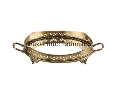MIRROR TRAY
Item Code: SR 84
Finish: Antique
Material: Brass & Glass
Keywords: MIRROR TRAY