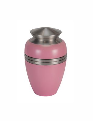 NEW BAND URN
Item Code: CP 4566
Finish: Pewter & Rose 
Material: Brass
Keywords: NEW BAND URN