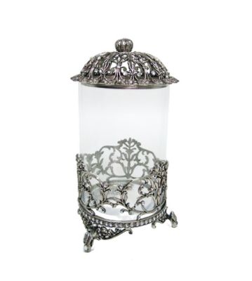 ROUND STORAGE BOX
Item Code: SR 4046
Finish: Silver
Material: Brass & Glass
Keywords: ROUND STORAGE BOX