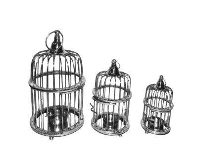 TEA LIGHT BIRD CAGE
Item Code: A 581
Finish: Nickel
Material: Steel & Brass
Keywords: TEA LIGHT BIRD CAGE
